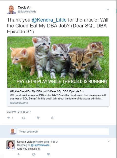 TweetExchangeWithKendra